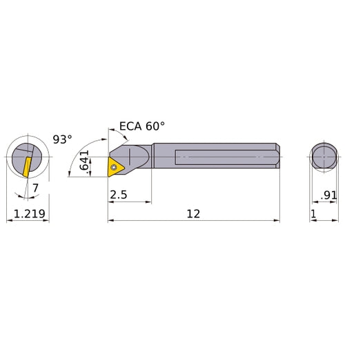 S-STUCL-163 BORING BAR