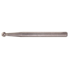 SD-42 Standard Cut Solid Carbide Bur-Ball Shape