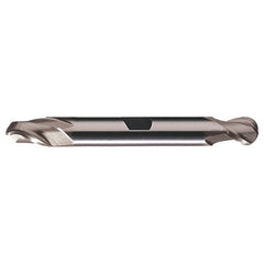 ‎1″ Dia. × 1″ Shank × 1-5/8″ DOC × 6-3/8″ OAL, HSS TiN, Spiral , 2 Flute, CW Helix, Weldon, Ballnose End Mill