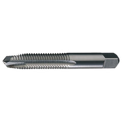 ‎3/8-16 UNC 3 Flute HSS Standard Plug Chamfer Spiral Point Tap- Bright - Exact Industrial Supply