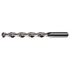 #12 RHS / RHC HSS 118 Degree Notched Point Parabolic HSS Jobber Drill - Bright - Eagle Tool & Supply