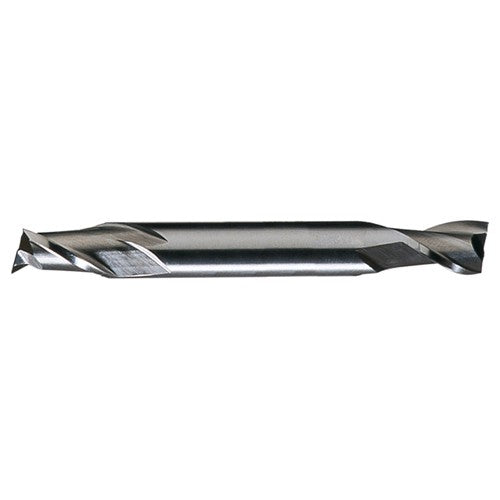 3/16″ × 3/16″ x .2812″ × 2″ RHS / RHC HSS HSS Double End 2-Flute Center Cutting Finishing End Mill - Bright