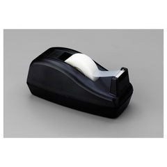 Scotch Deluxe Desk Tape Dispenser Black - C40 25mm Core Up To 19mm Wide - Eagle Tool & Supply