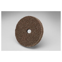 Scotch-Brite EXL Unitized Wheel XL-UW 8A Medium 3″ × 1/2″ × 3/8″ - Eagle Tool & Supply