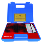 240 Pc. X-Tended Range Pin Gage Set .011 - .250" in .001" Increments (Plus) - Eagle Tool & Supply