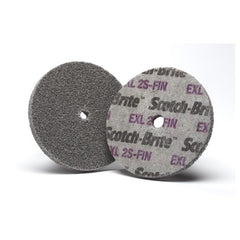 Scotch-Brite EXL Unitized Wheel XL-UW 2S Fine 3″ × 1/4″ × 1/4″ - Eagle Tool & Supply