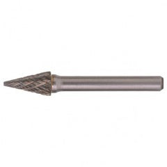 SM-5 Double Cut Solid Carbide Bur-Pointed Cone Shape - Eagle Tool & Supply