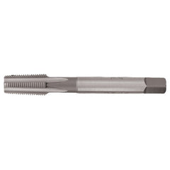 ‎1/8-27 NPT 4 Flute HSS Medium Hook Taper CNC Extra Length Taper Pipe Tap- Bright - Exact Industrial Supply
