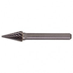 SM-42 Standard Cut Solid Carbide Bur-Pointed Cone Shape - Eagle Tool & Supply