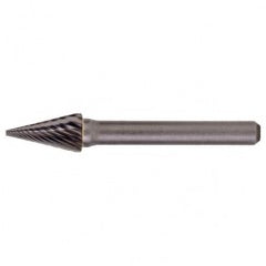 SM-42 Standard Cut Solid Carbide Bur-Pointed Cone Shape - Eagle Tool & Supply
