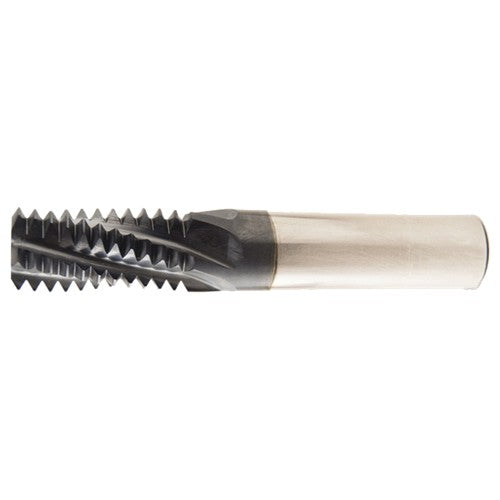 ‎1/4-19 4 Flute BSPT Solid Thread Mill-TiAlN - Exact Industrial Supply