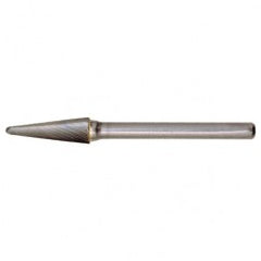 SL-2 Standard Cut Solid Carbide Bur-Included Angle Shape - Eagle Tool & Supply