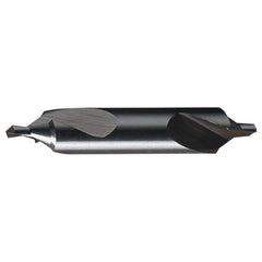 ‎#18 × 3-1/2″ OAL 60 Degree HSS Plain Center Drill Bright
