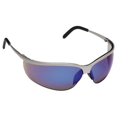 ‎3M Metaliks Sport Protective Eyewear. 11540-10000-20 Blue Mirror Lens Nickel Frame - Eagle Tool & Supply