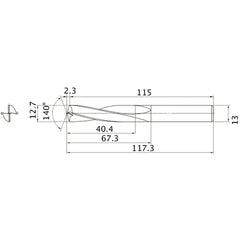 MAE1270MB CARB DRILL
