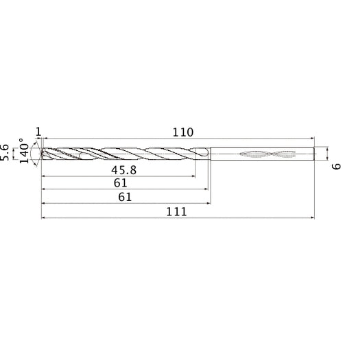 MHS0560L060B CARB DRILL