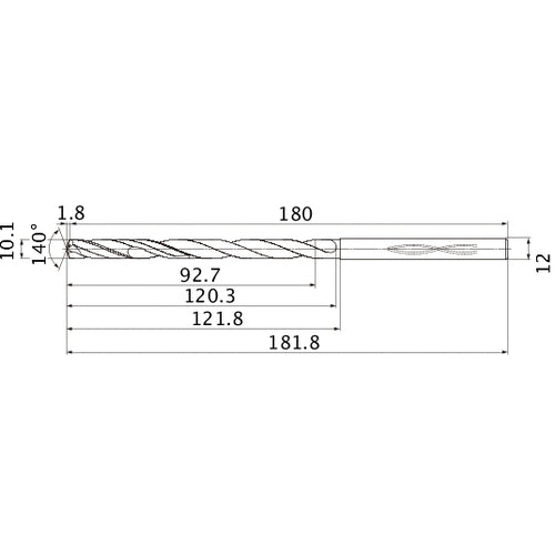MHS1010L120B CARB DRILL