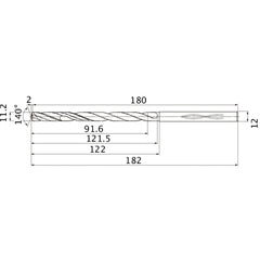 MHS1120L120B CARB DRILL