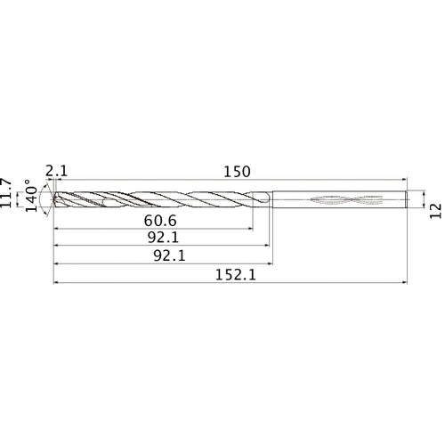 MHS1170L090B CARB DRILL