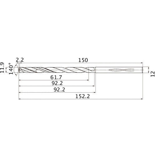MHS1190L090B CARB DRILL