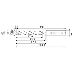 MMS1810X5DB CARB DRILL