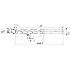 MMS1820X5DB CARB DRILL