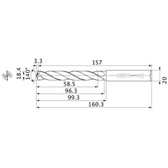 MMS1840X3DB CARB DRILL