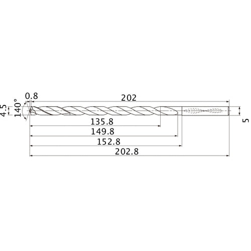 MNS0450X30DB CARB DRILL