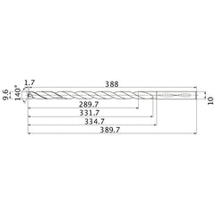 MNS0960X30DB CARB DRILL