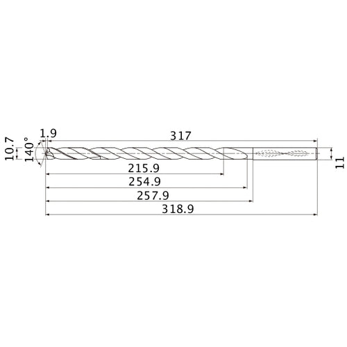 MNS1070X20DB CARB DRILL