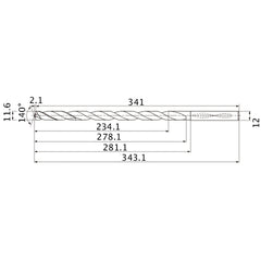MNS1160X20DB CARB DRILL