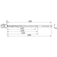 MVS0560X35S060 CARB DRILL