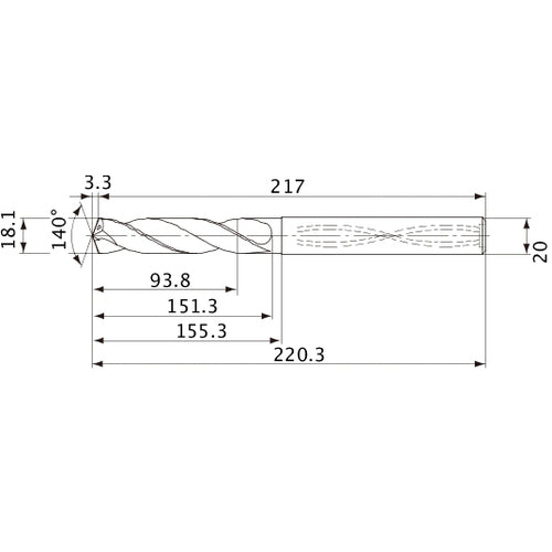 MVS1810X05S200 CARB DRILL
