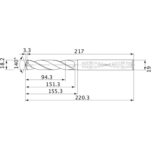 MVS1820X05S190 CARB DRILL