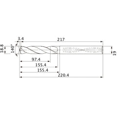 MVS1880X05S190 CARB DRILL