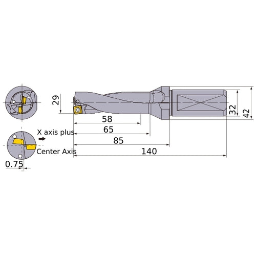 MVX2900X2F32 INDX DRILL