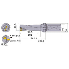 MVX3150X3F40 INDX DRILL