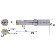 MVX3300X2F40 INDX DRILL