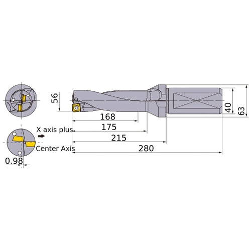 MVX5600X3F40 INDX DRILL