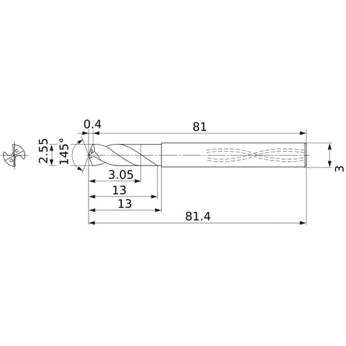 MWS0255SB CARB DRILL