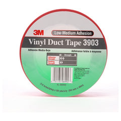 3M Vinyl Duct Tape 3903 Red 2″ × 50 yd 6.5 mil 2 Individually Wrapped Conveniently Packaged - Eagle Tool & Supply