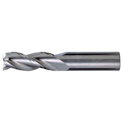 ‎3/4″ × 3/4″ × 3-1/4″ × 6″ RHS / RHC Solid Carbide 3-Flute Square End High-Performance End Mill for Aluminum - Bright