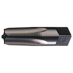 ‎1/8-27 NPT Flute Carbon Steel Medium Hook Taper Medium Hook Taper Pipe Tap- Bright - Exact Industrial Supply