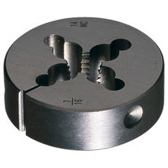 7/16–20 1–1/2 OD 6382 HSS Round Adjustable Die - Eagle Tool & Supply