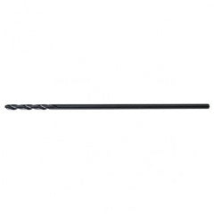 #23 RHS / RHC HSS 135 Degree Split Point 12″ Aircraft Extension Drill - Steam Oxide - Eagle Tool & Supply