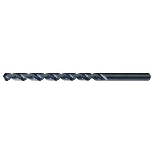 33/64″ RHS / RHC HSS 118 Degree Notched Point Heavy Duty Extra Long Drill - Steam Oxide - Exact Industrial Supply