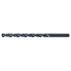 7/64″ RHS / RHC HSS 118 Degree Notched Point Heavy Duty Extra Long Drill - Steam Oxide - Exact Industrial Supply