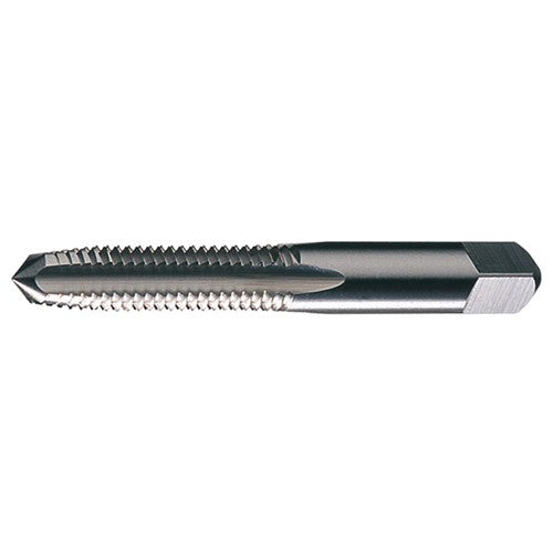 ‎#10-24 UNC 4 Flute H2 Bottoming HSS Standard Straight Flute Hand Tap- Bright - Exact Industrial Supply