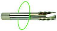 3/8-24 Dia. - H3 - 2 FL - Std Spiral Flute Tap - Green Ring - Eagle Tool & Supply