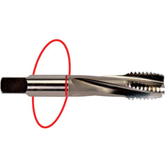‎10-24 Dia-H3-3 FL-Std Spiral FL Tap - Red Ring - Eagle Tool & Supply
